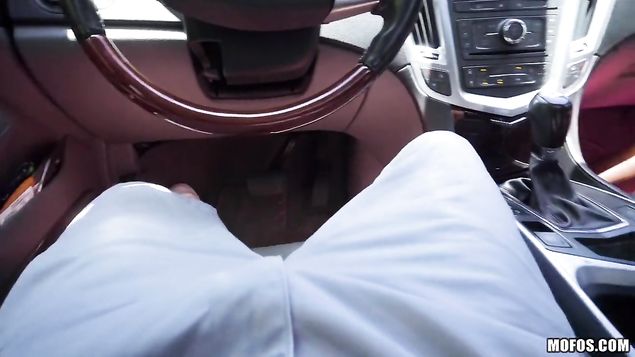 Пикапер снял себе мулатку и оттрахал ее в машине на камеру